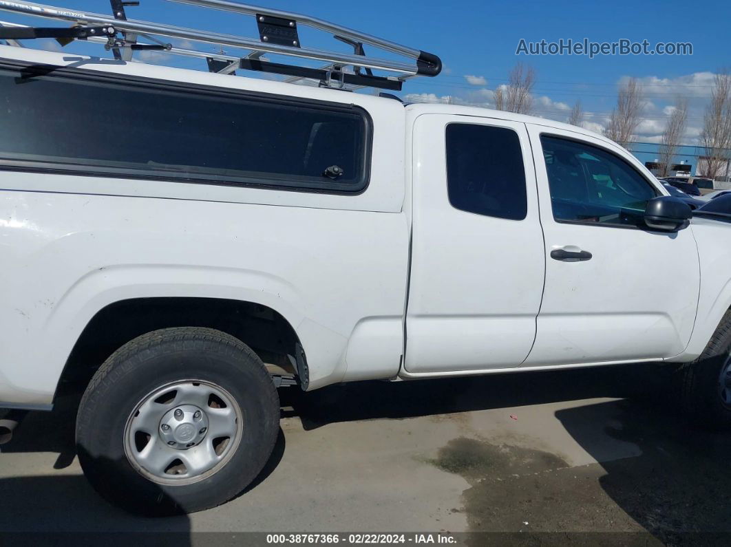 2020 Toyota Tacoma Sr White vin: 5TFRX5GN8LX171754