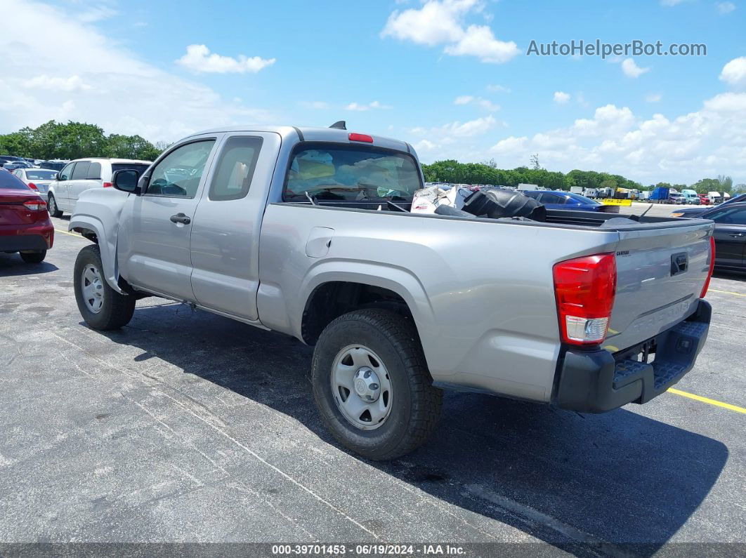 2017 Toyota Tacoma Sr Silver vin: 5TFRX5GN9HX074019