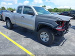 2017 Toyota Tacoma Sr Silver vin: 5TFRX5GN9HX074019