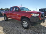 2017 Toyota Tacoma Access Cab Red vin: 5TFRX5GN9HX079222