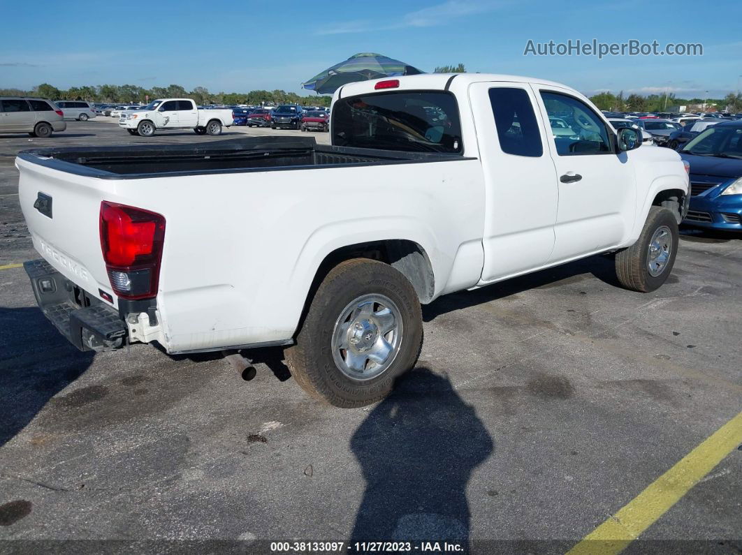 2019 Toyota Tacoma Sr White vin: 5TFRX5GN9KX147512