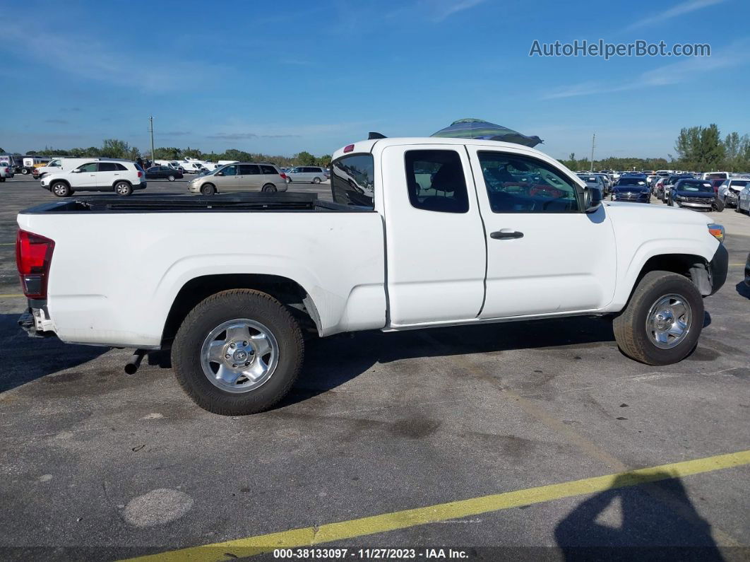 2019 Toyota Tacoma Sr White vin: 5TFRX5GN9KX147512