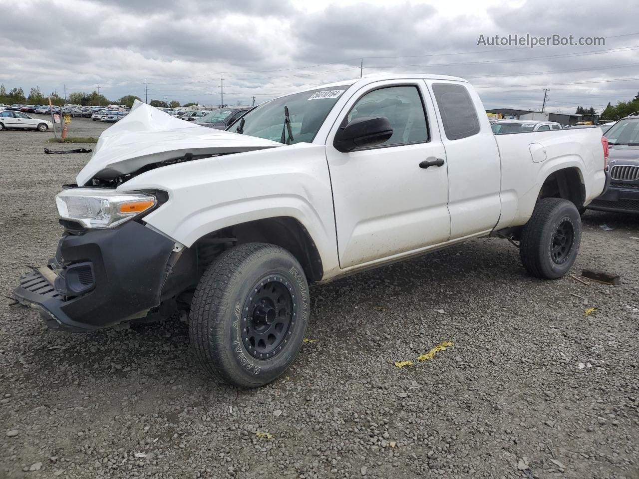 2017 Toyota Tacoma Access Cab Белый vin: 5TFRX5GNXHX098071