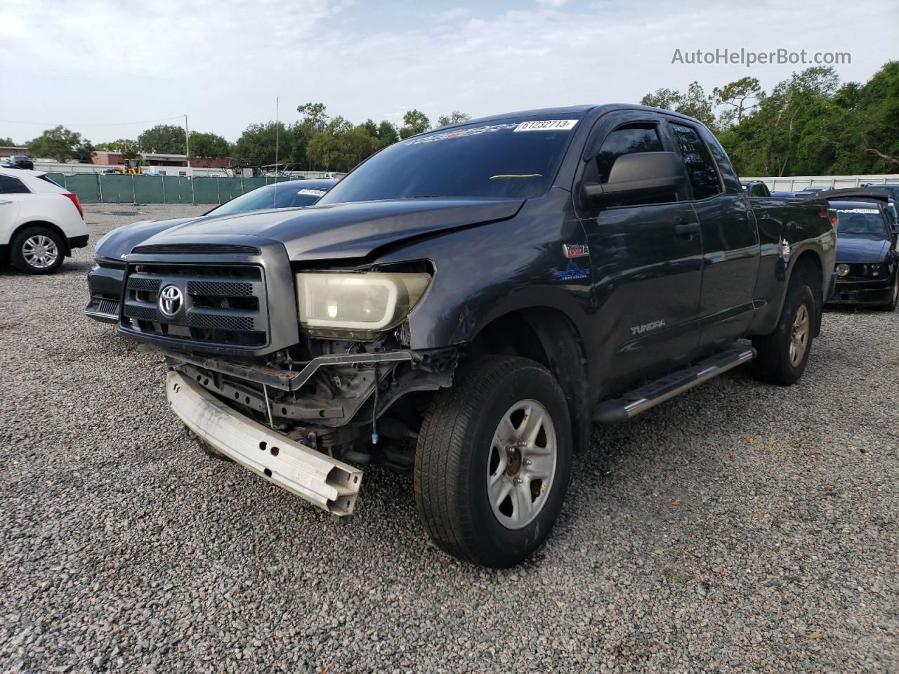 2012 Toyota Tundra Double Cab Sr5 Gray vin: 5TFRY5F11CX120222