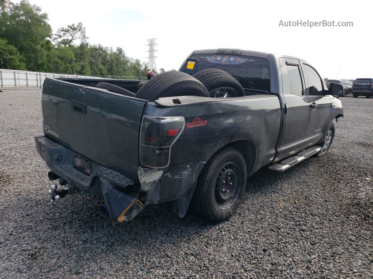 2012 Toyota Tundra Double Cab Sr5 Серый vin: 5TFRY5F11CX120222