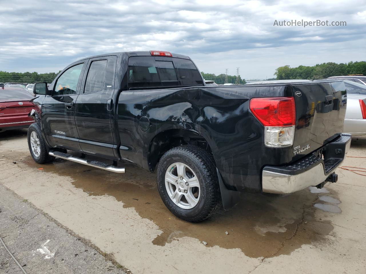 2012 Toyota Tundra Double Cab Sr5 Black vin: 5TFRY5F16CX127571