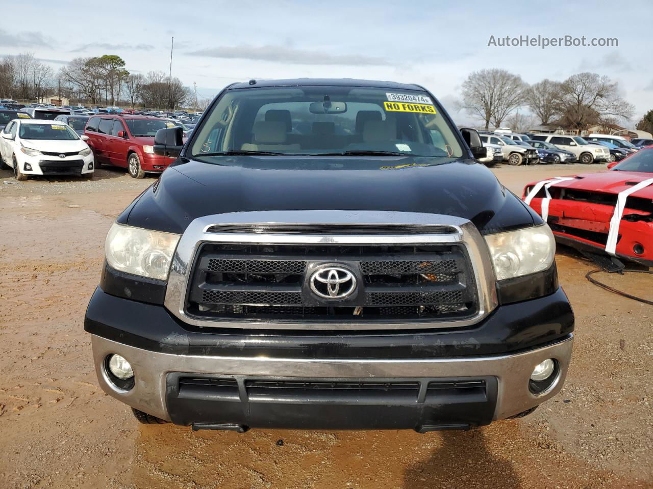 2012 Toyota Tundra Double Cab Sr5 Black vin: 5TFRY5F16CX128607