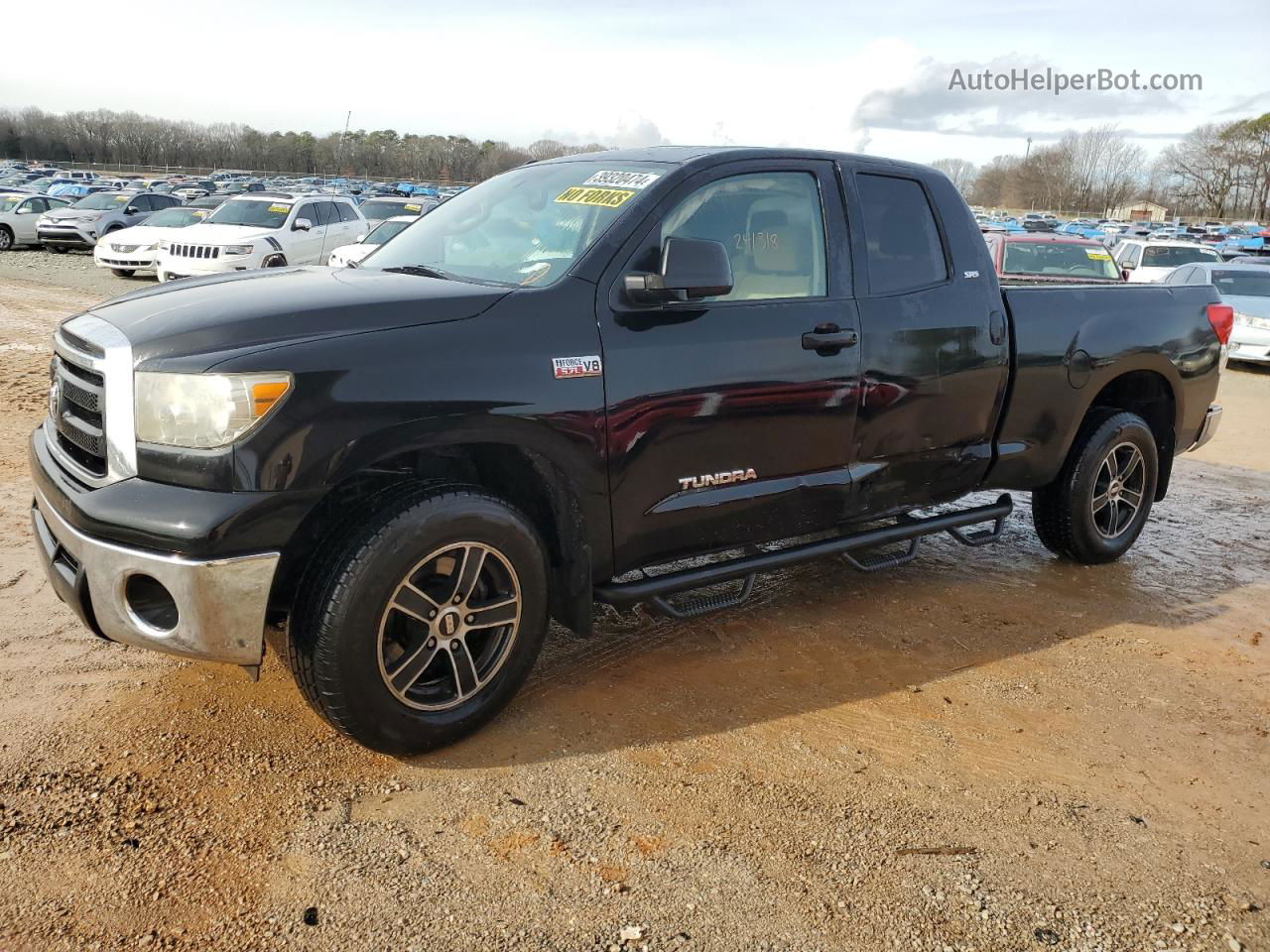 2012 Toyota Tundra Double Cab Sr5 Black vin: 5TFRY5F16CX128607