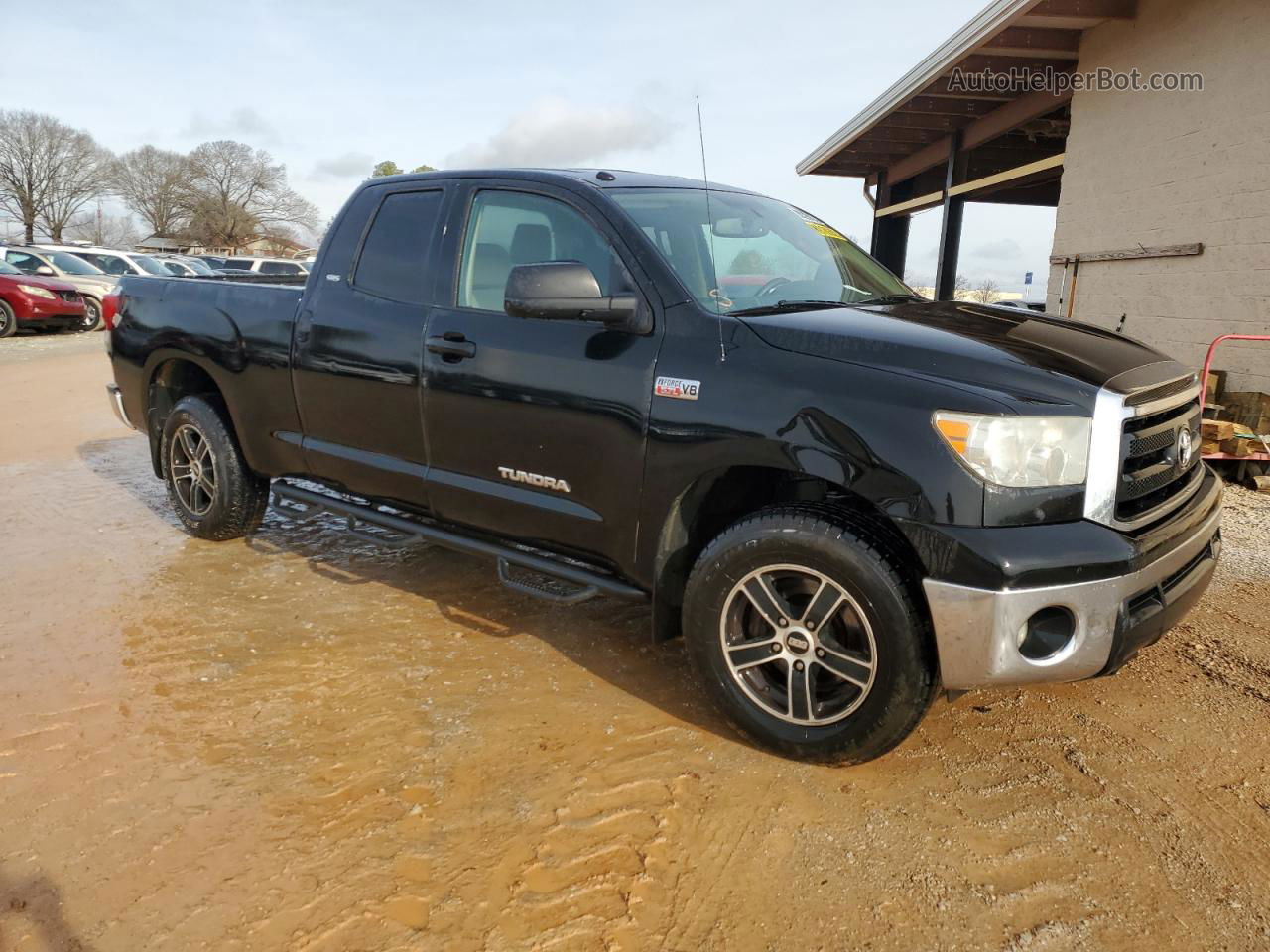 2012 Toyota Tundra Double Cab Sr5 Black vin: 5TFRY5F16CX128607