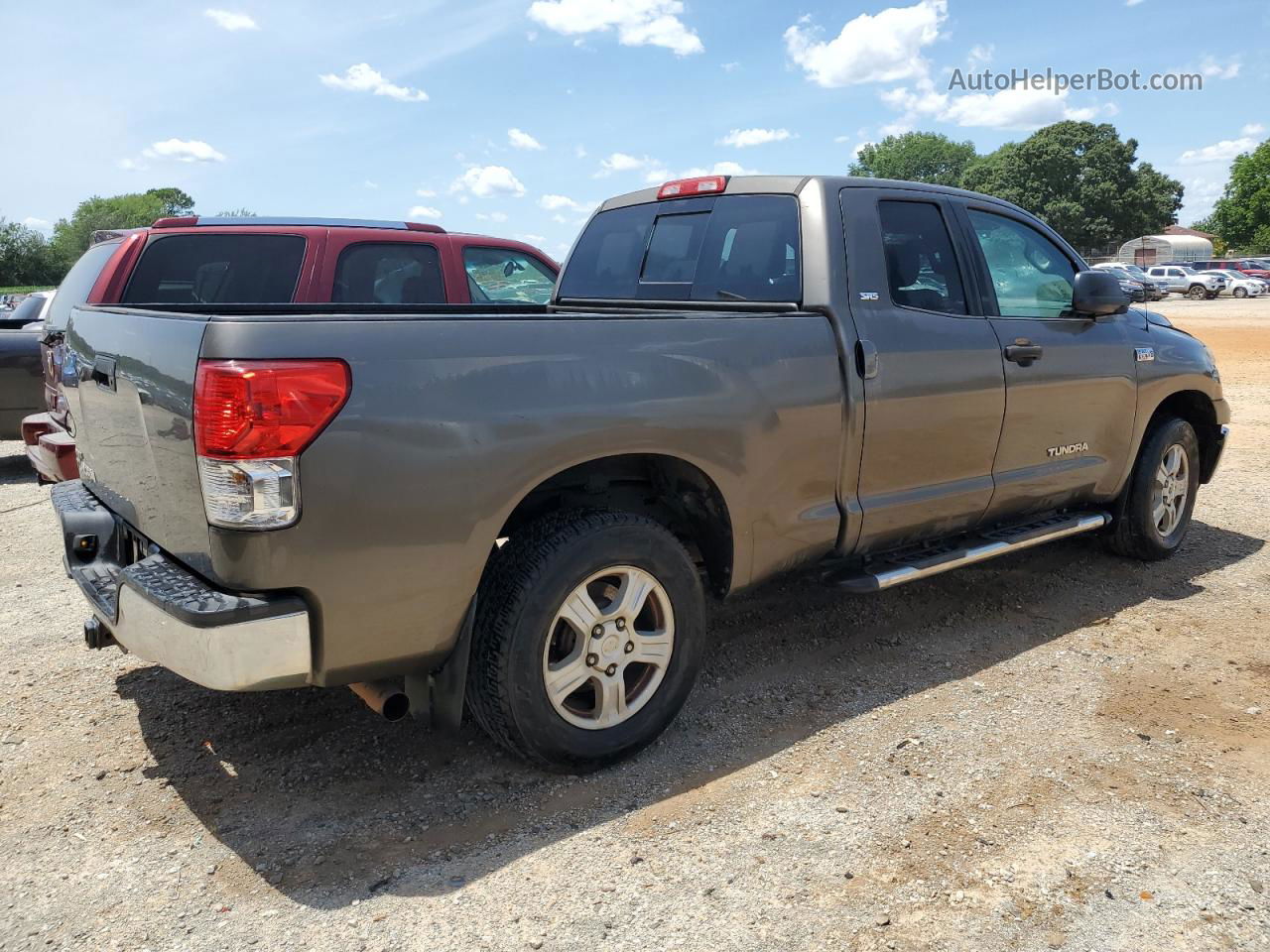 2012 Toyota Tundra Double Cab Sr5 Коричневый vin: 5TFRY5F18CX126308