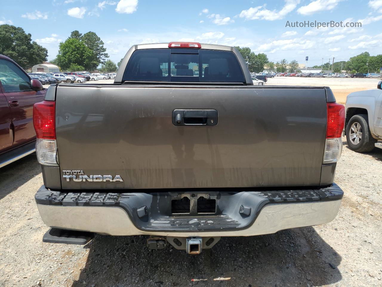 2012 Toyota Tundra Double Cab Sr5 Коричневый vin: 5TFRY5F18CX126308