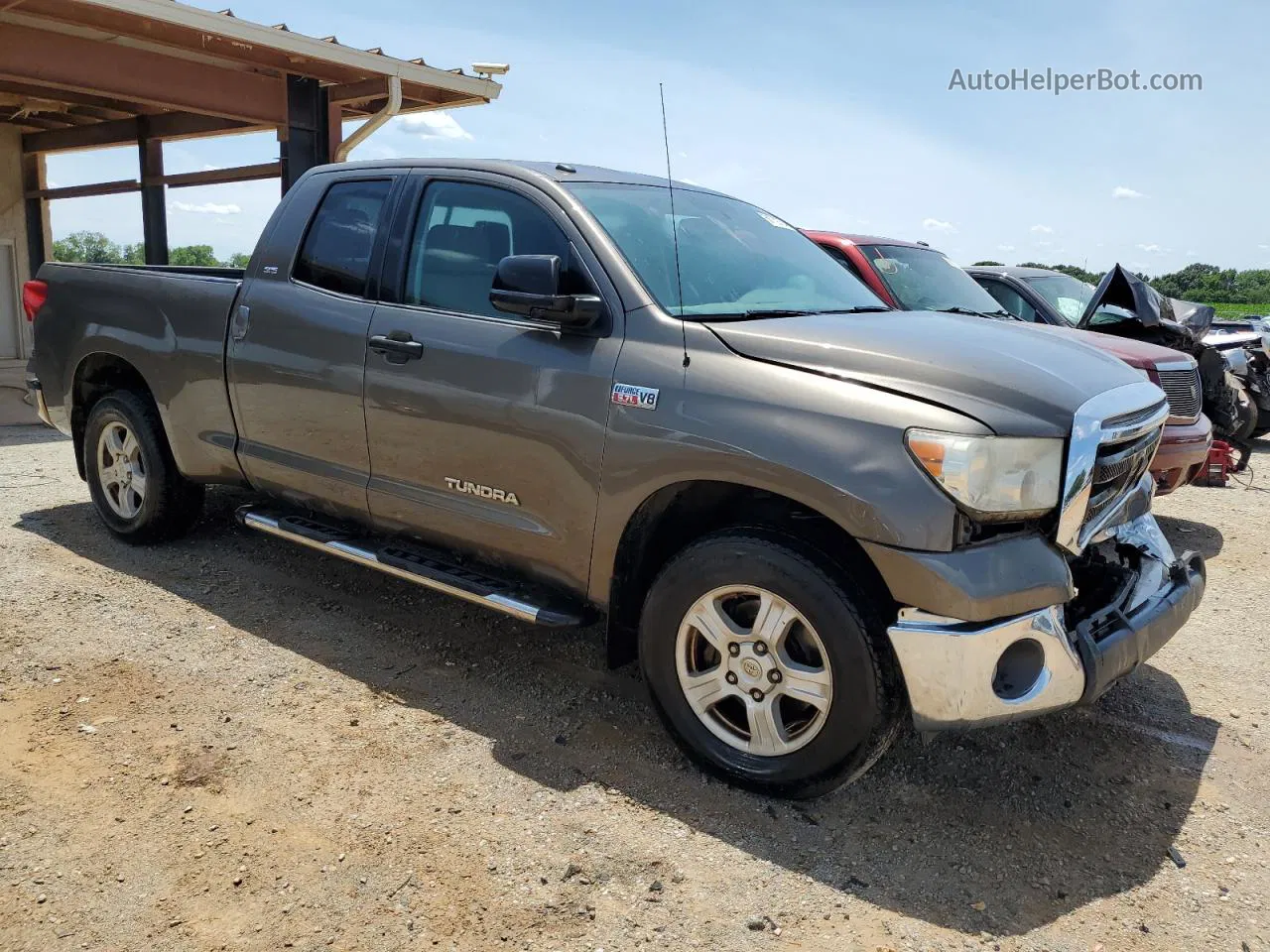 2012 Toyota Tundra Double Cab Sr5 Коричневый vin: 5TFRY5F18CX126308