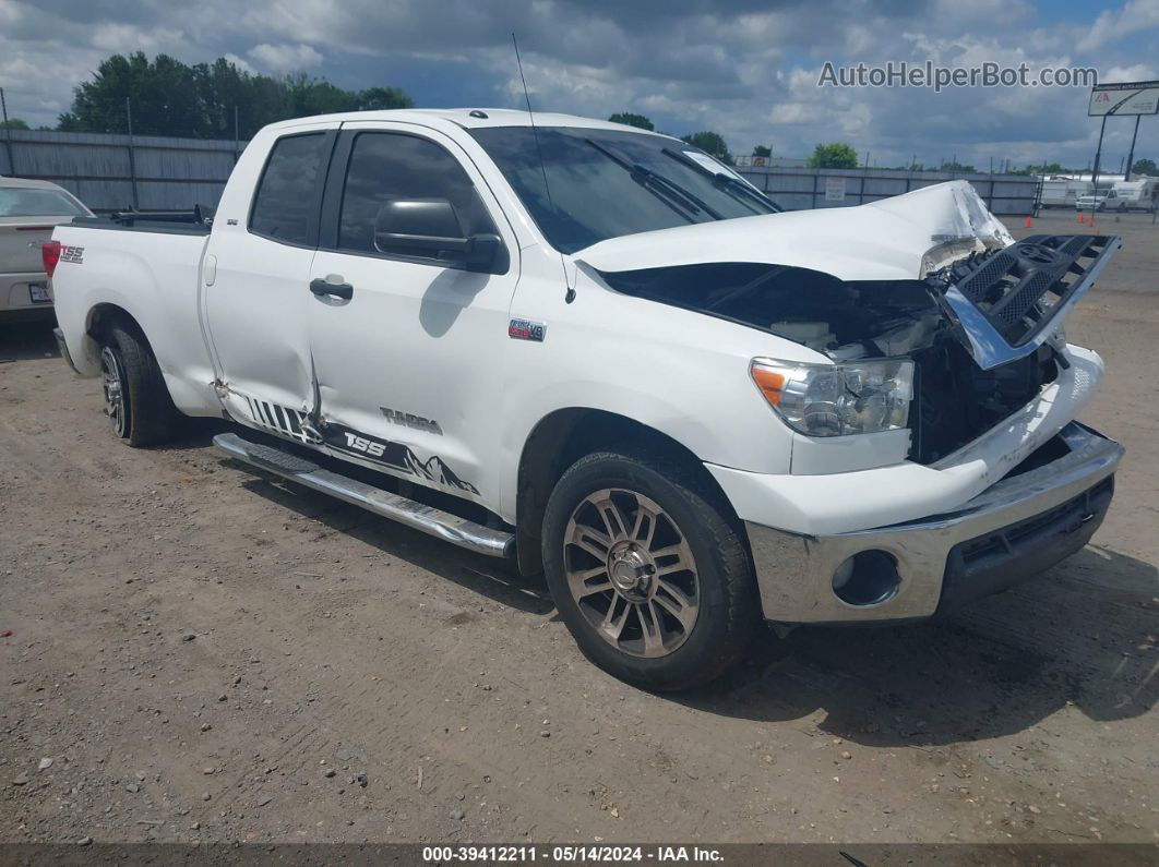 2012 Toyota Tundra Grade 5.7l V8 White vin: 5TFRY5F18CX128723