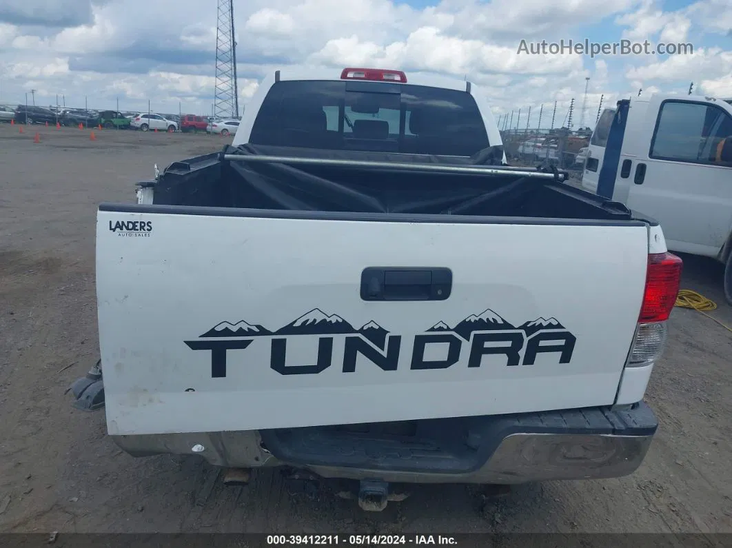 2012 Toyota Tundra Grade 5.7l V8 White vin: 5TFRY5F18CX128723