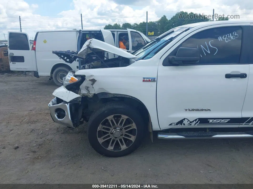 2012 Toyota Tundra Grade 5.7l V8 White vin: 5TFRY5F18CX128723