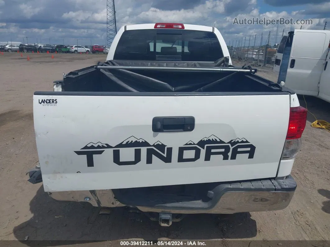 2012 Toyota Tundra Grade 5.7l V8 White vin: 5TFRY5F18CX128723