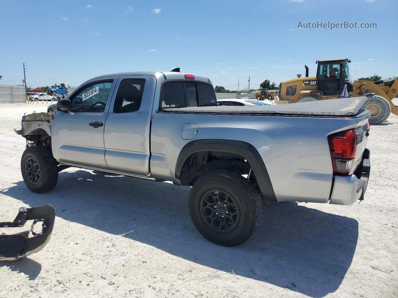 2019 Toyota Tacoma Access Cab Серебряный vin: 5TFRZ5CN5KX080956