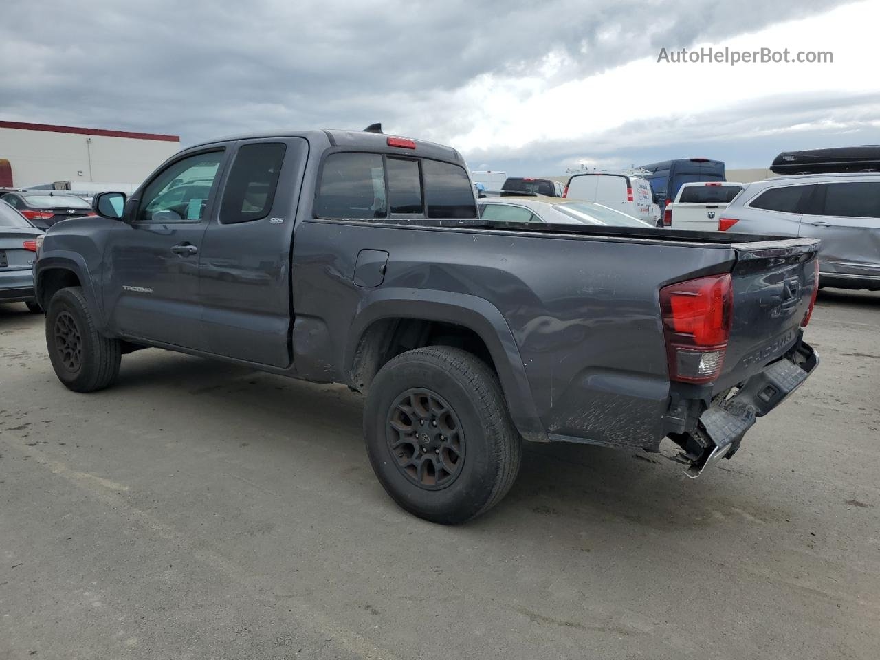 2019 Toyota Tacoma Access Cab Gray vin: 5TFRZ5CN5KX086305