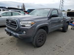 2019 Toyota Tacoma Access Cab Gray vin: 5TFRZ5CN5KX086305