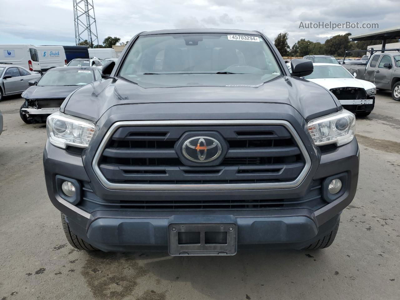 2019 Toyota Tacoma Access Cab Серый vin: 5TFRZ5CN5KX086305