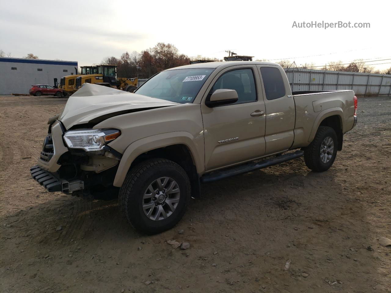 2019 Toyota Tacoma Access Cab Tan vin: 5TFSX5EN0KX064362