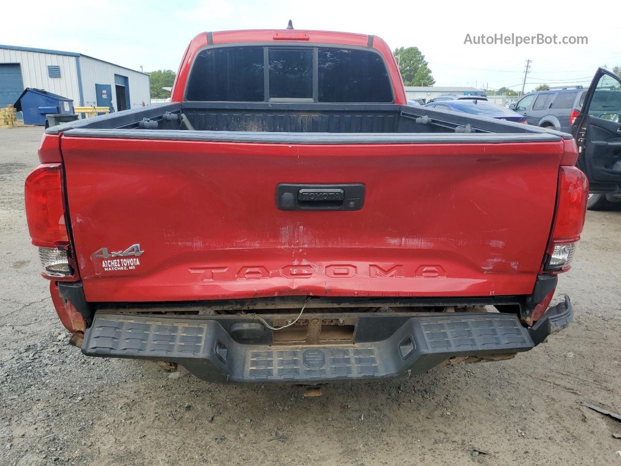 2020 Toyota Tacoma Access Cab Red vin: 5TFSX5EN0LX072074