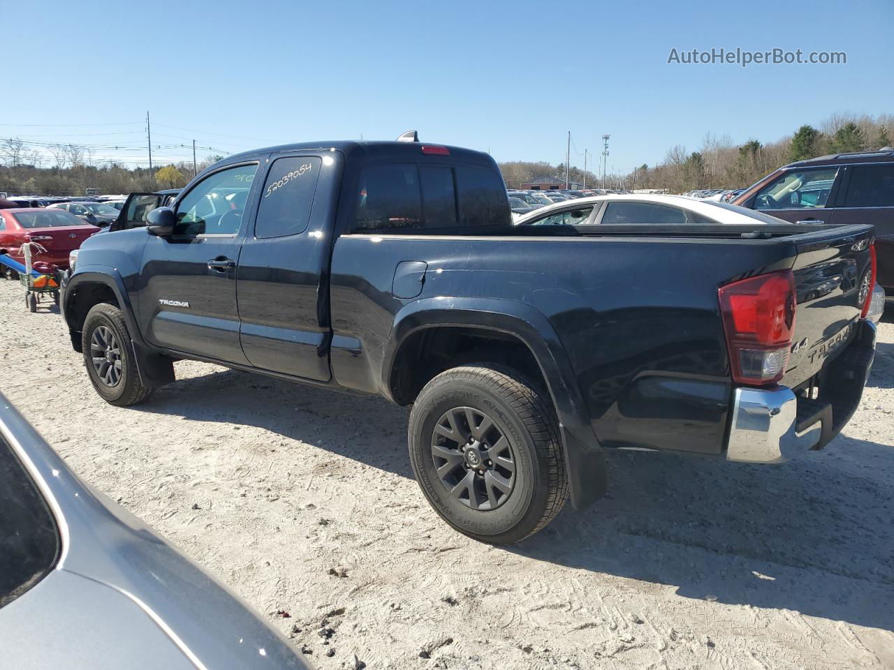 2020 Toyota Tacoma Access Cab Black vin: 5TFSX5EN0LX072494