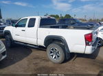 2019 Toyota Tacoma Sr White vin: 5TFSX5EN2KX069661