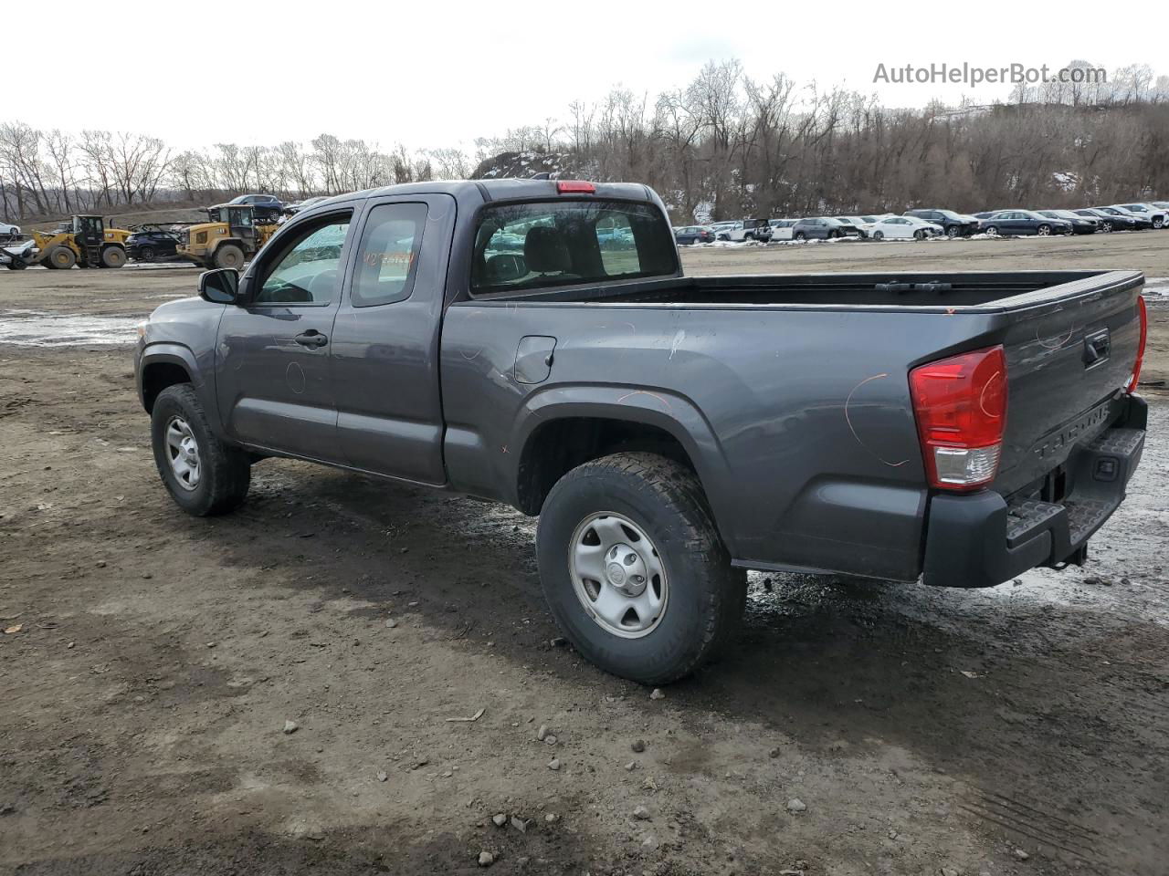 2017 Toyota Tacoma Access Cab Gray vin: 5TFSX5EN3HX053154