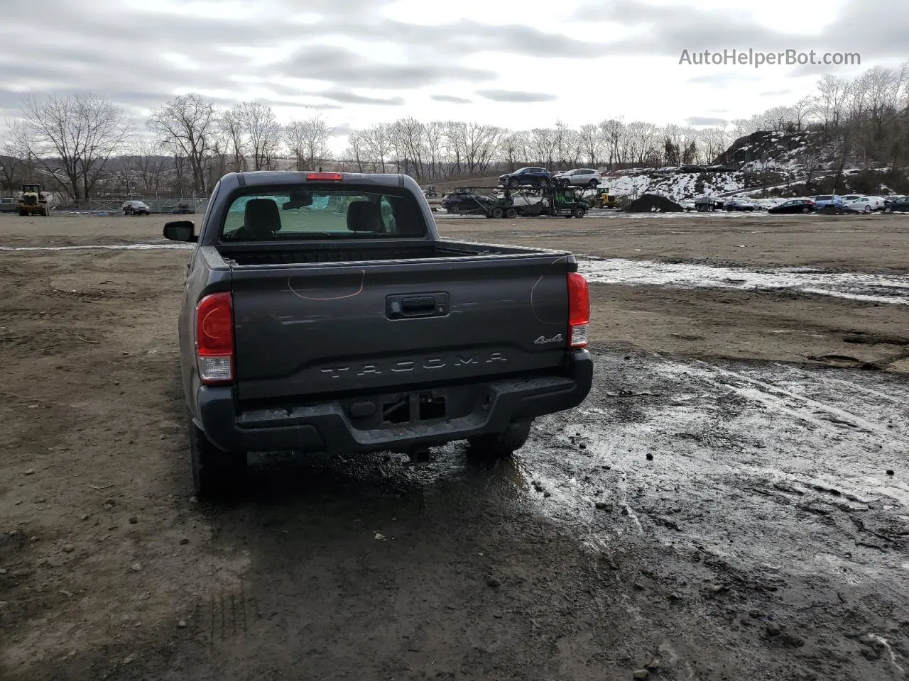 2017 Toyota Tacoma Access Cab Gray vin: 5TFSX5EN3HX053154