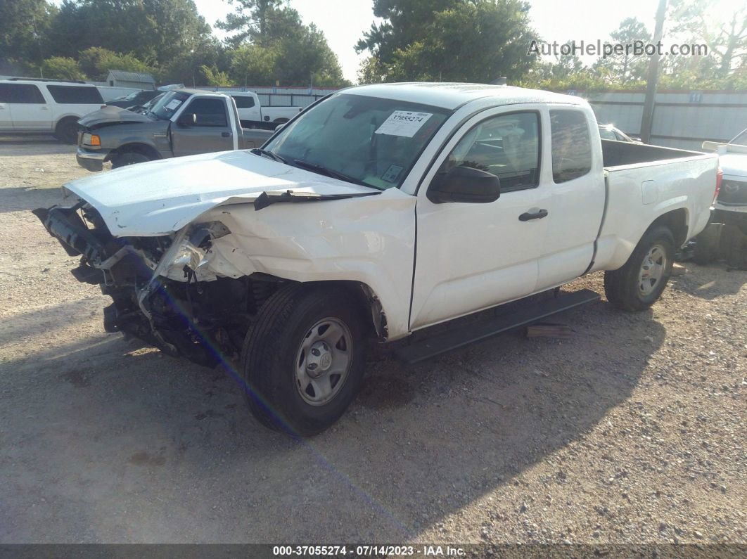 2019 Toyota Tacoma 4wd Sr/sr5 White vin: 5TFSX5EN3KX069720