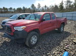 2019 Toyota Tacoma Access Cab Red vin: 5TFSX5EN5KX070934