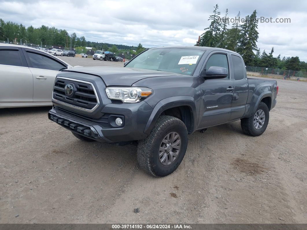 2019 Toyota Tacoma Sr5 Серый vin: 5TFSX5EN6KX065659