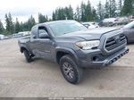 2019 Toyota Tacoma Sr5 Gray vin: 5TFSX5EN6KX065659