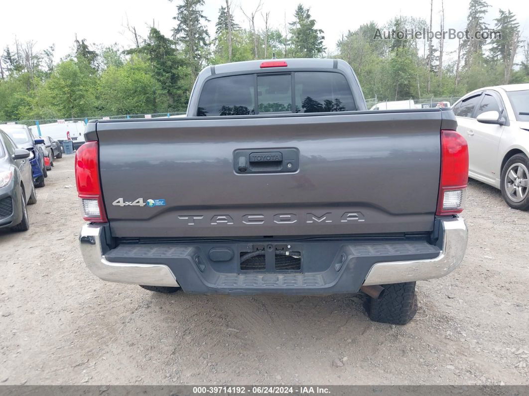 2019 Toyota Tacoma Sr5 Gray vin: 5TFSX5EN6KX065659