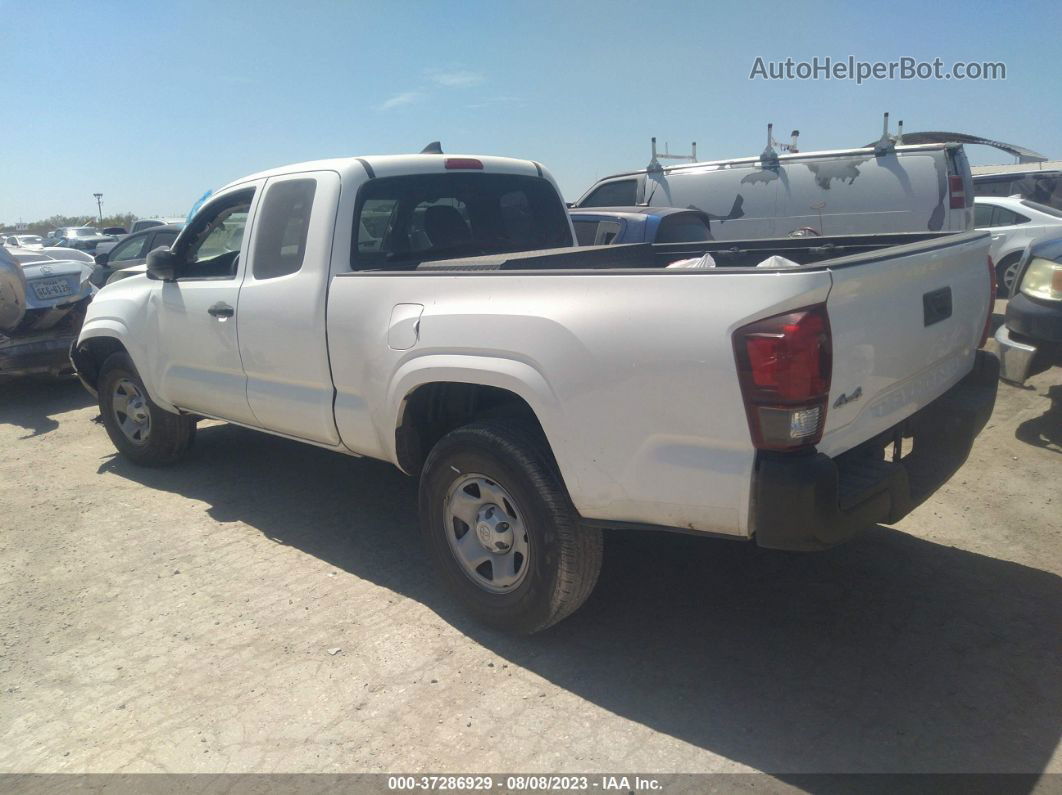 2019 Toyota Tacoma 4wd Sr White vin: 5TFSX5EN8KX069762