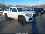 2020 Toyota Tacoma Sr Белый vin: 5TFSX5EN8LX071688