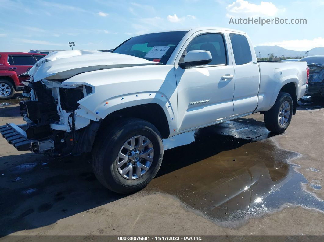 2019 Toyota Tacoma 4wd Sr5/trd Sport White vin: 5TFSZ5AN0KX191080