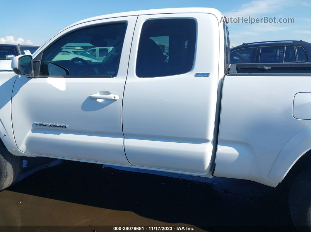 2019 Toyota Tacoma 4wd Sr5/trd Sport White vin: 5TFSZ5AN0KX191080