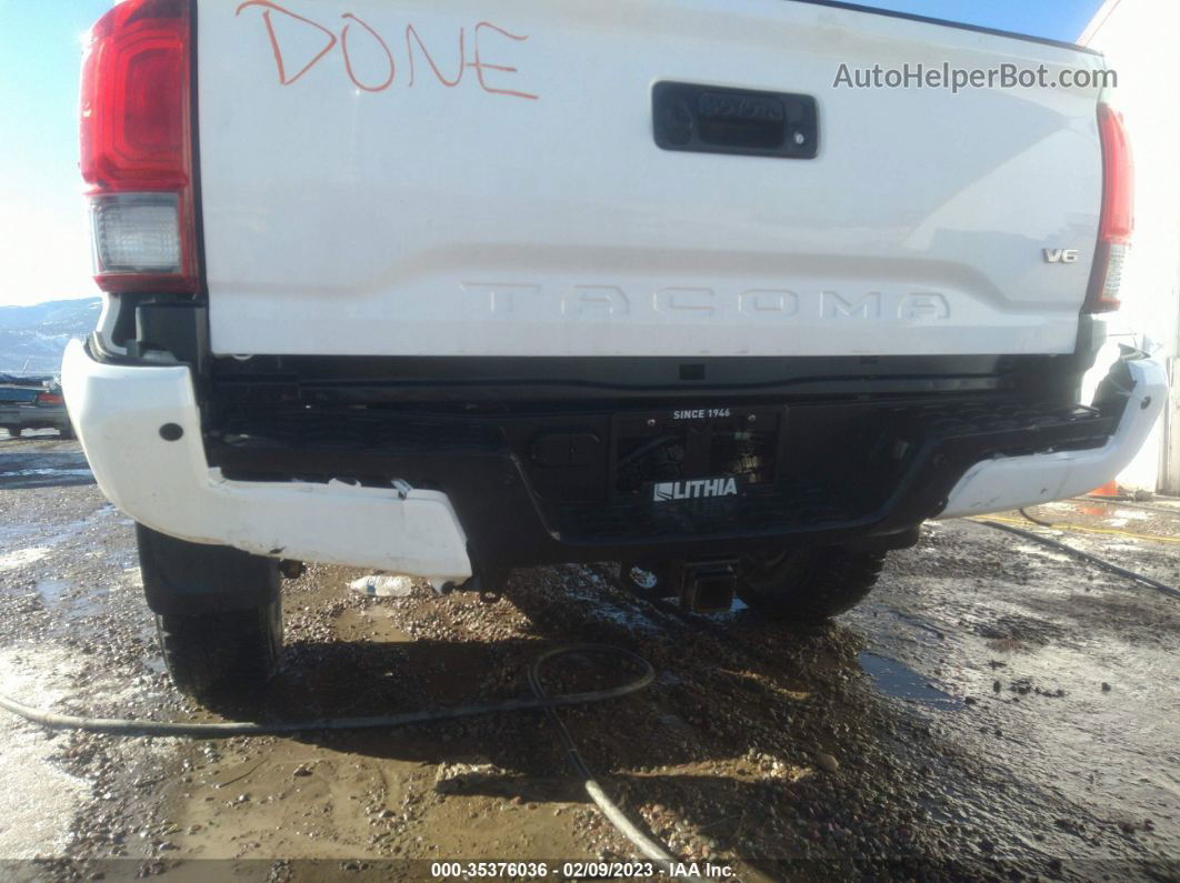 2019 Toyota Tacoma Trd Off Road White vin: 5TFSZ5AN0KX211649