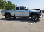 2017 Toyota Tacoma Access Cab Gray vin: 5TFSZ5AN1HX116378