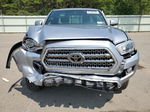 2017 Toyota Tacoma Access Cab Gray vin: 5TFSZ5AN1HX116378