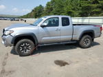 2017 Toyota Tacoma Access Cab Gray vin: 5TFSZ5AN1HX116378