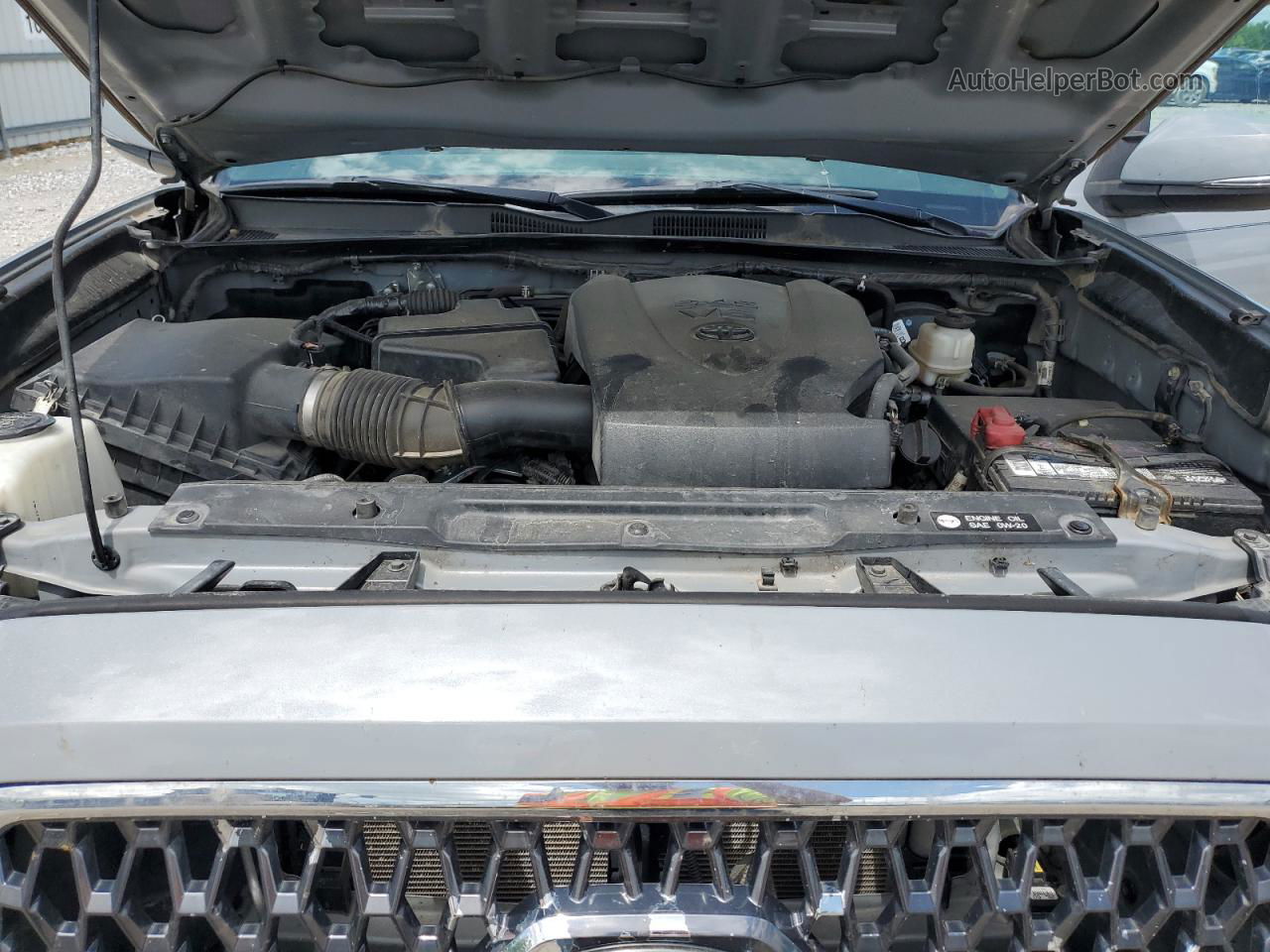 2019 Toyota Tacoma Access Cab Серебряный vin: 5TFSZ5AN1KX169847