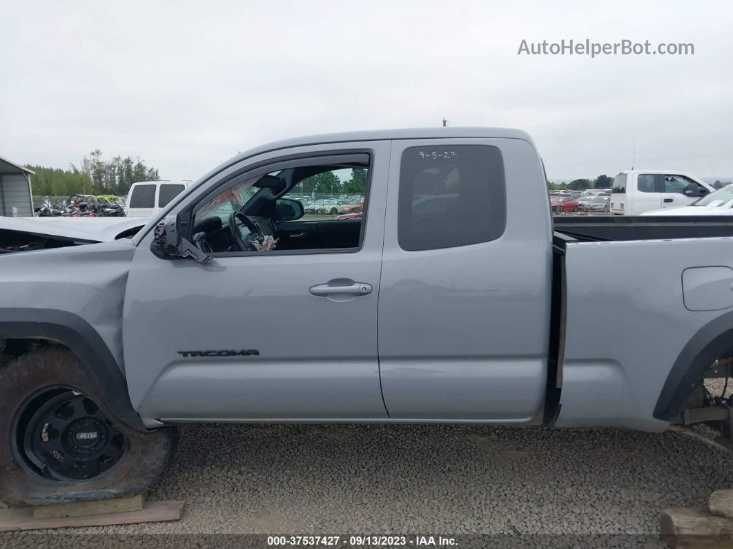 2019 Toyota Tacoma 4wd Sr5/trd Sport Gray vin: 5TFSZ5AN1KX193128