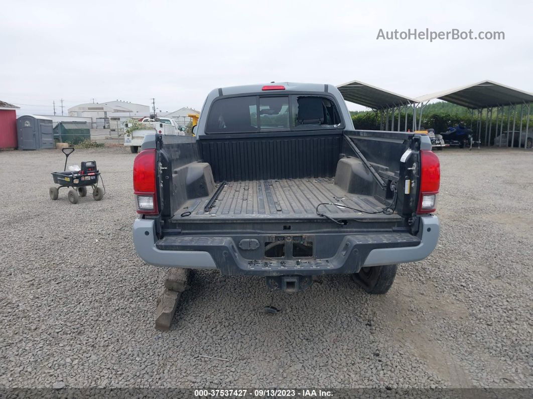 2019 Toyota Tacoma 4wd Sr5/trd Sport Gray vin: 5TFSZ5AN1KX193128