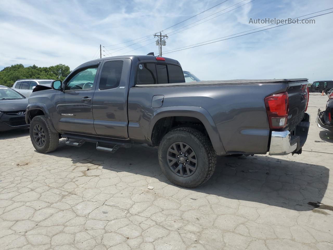 2020 Toyota Tacoma Access Cab Charcoal vin: 5TFSZ5AN1LX225612