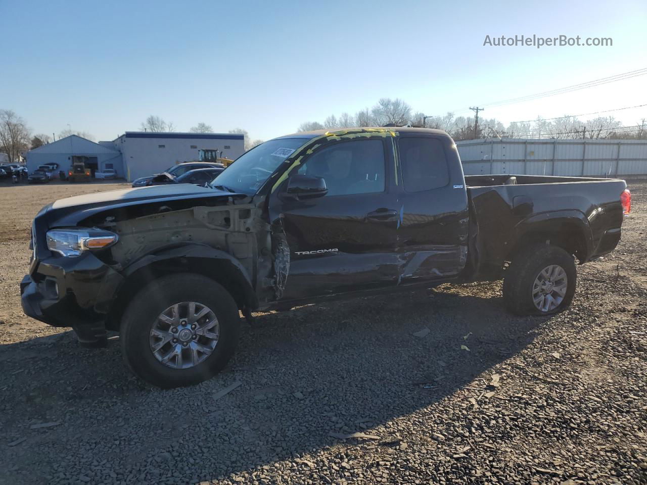 2017 Toyota Tacoma Access Cab Black vin: 5TFSZ5AN2HX106720