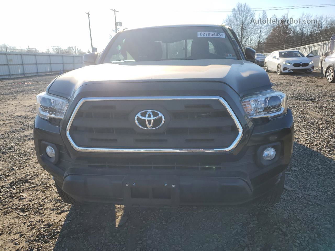 2017 Toyota Tacoma Access Cab Black vin: 5TFSZ5AN2HX106720