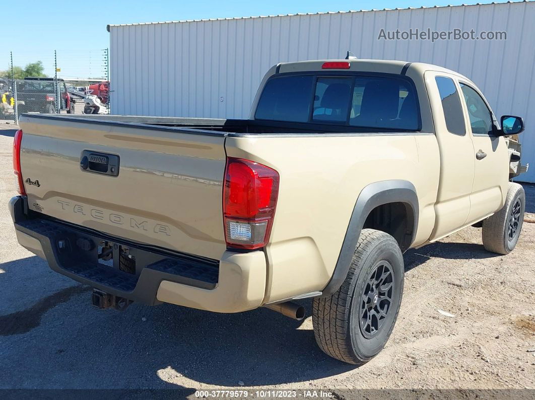 2019 Toyota Tacoma 4wd Sr5/trd Sport Tan vin: 5TFSZ5AN3KX196659